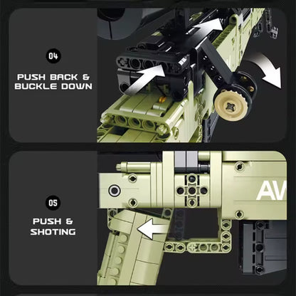 Super Magnum brick kit: push the bolt back down and press the trigger